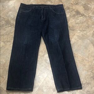 Sean John  Denim Blue Jeans men’s 42 waist dark wash straight NWOT (40x31)